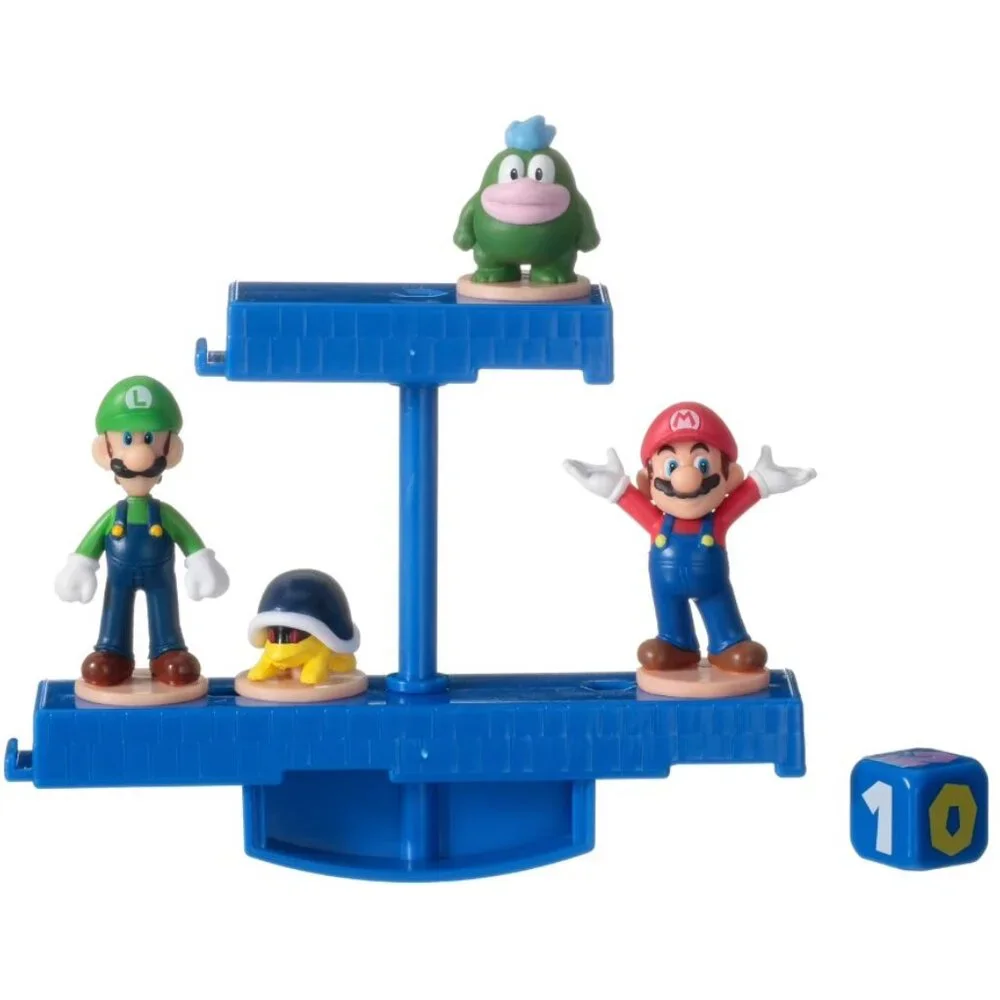 Epoch Games Super Mario Bros. Balancing Game Tabletop Skill Game w/ Collectible